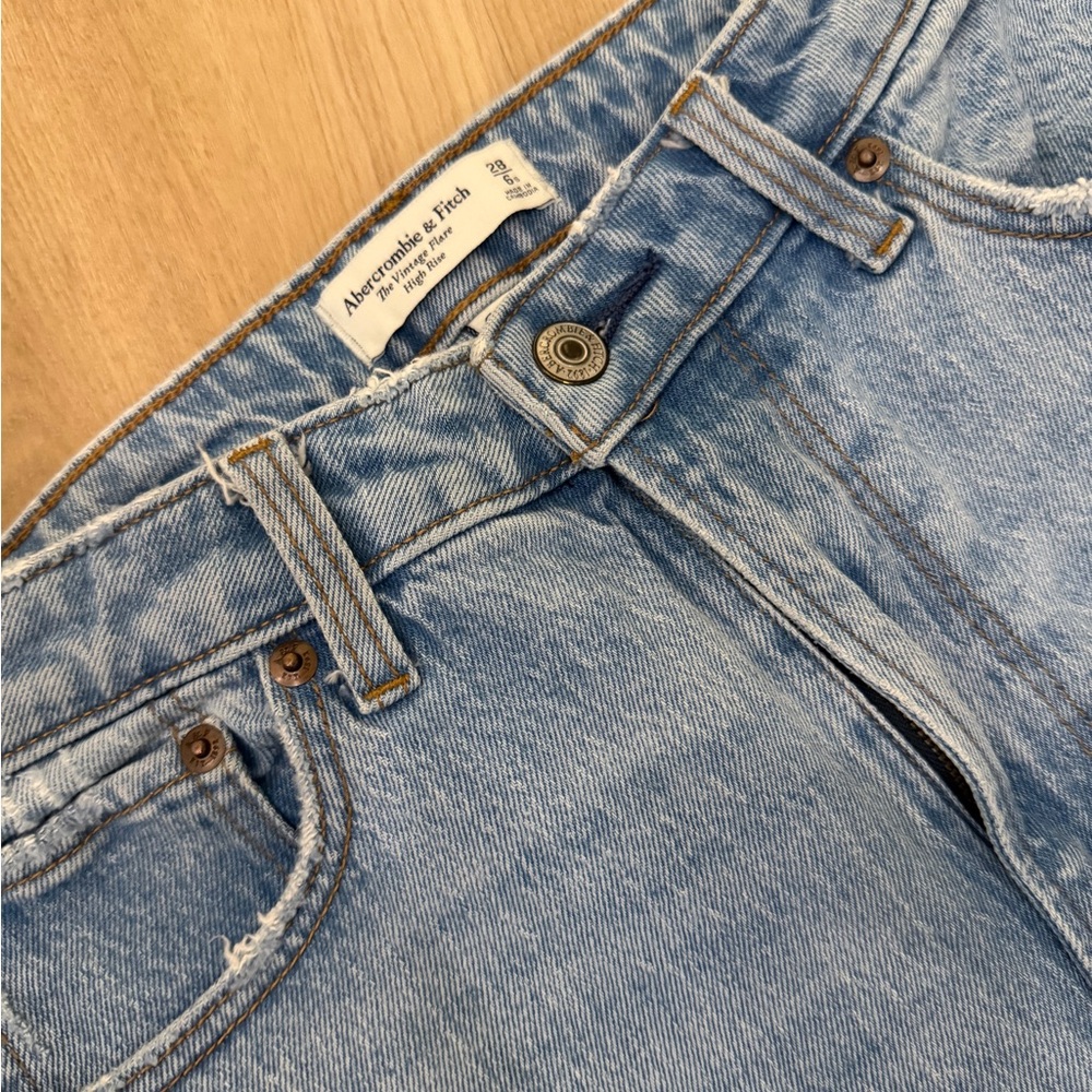 Abercrombie & Fitch Light Blue Flare Jeans
